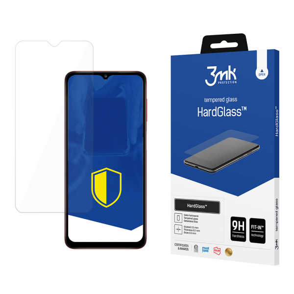 Folie de protectie Ecran 3MK HardGlass pentru Samsung Galaxy A12 Nacho A127 / M12 M127 / A12 A125, Sticla Securizata, Full Glue