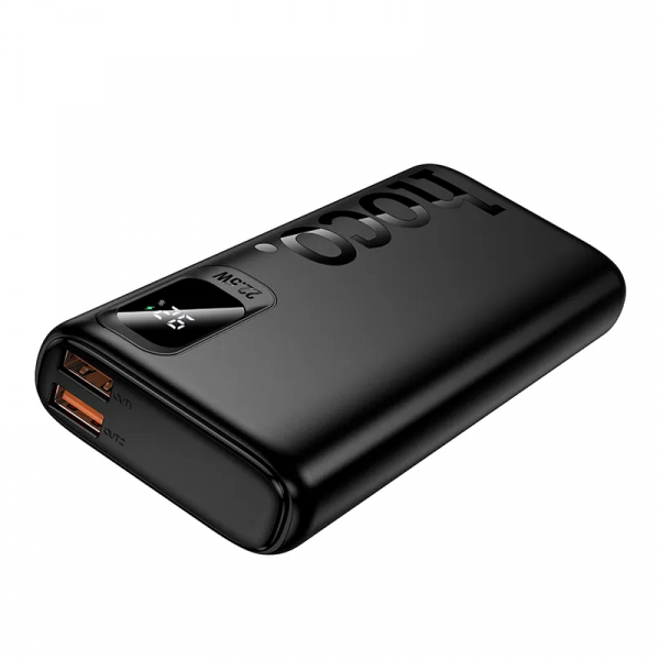 Baterie Externa HOCO J158 Pro Runner, 10000mAh, 22.5W, QC + PD, 1 x USB-C - 2 x USB-A, Neagra