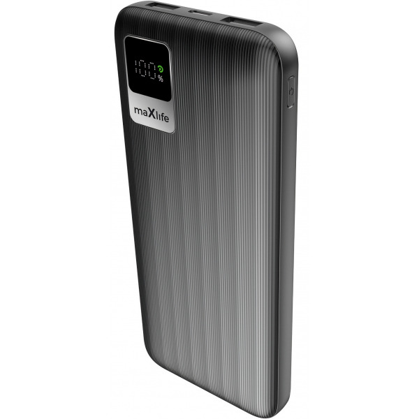 Baterie Externa MaXlife MXPB-07, 10000mAh, 10W, 2 x USB-A, Neagra
