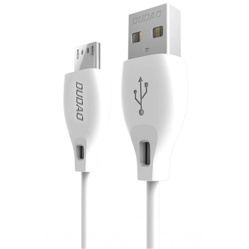 Cablu Date si Incarcare USB-A - microUSB Dudao L4M, 18W, 1m, Alb