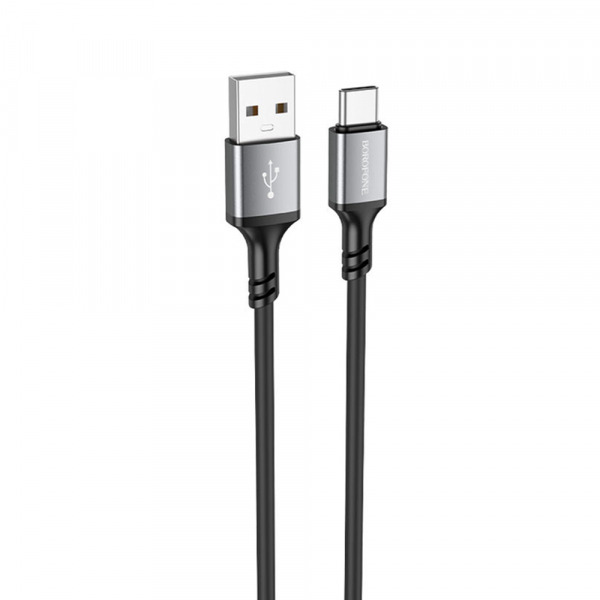 Cablu Date si Incarcare USB-A - USB-C Borofone BX83, 18W, 1m, Negru