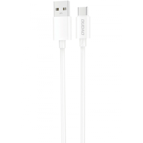 Cablu Date si Incarcare USB-A - USB-C Dudao L4ST, 100W, 1m, Alb