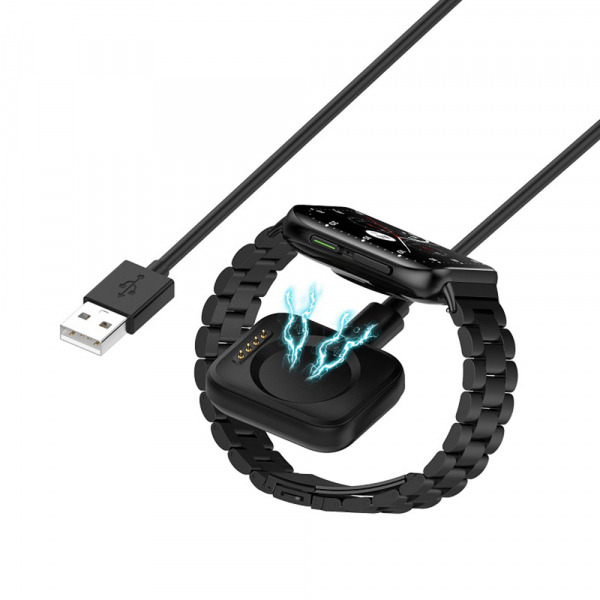 Cablu Incarcare Techsuit TXC8 pentru Oppo Watch / OnePlus Watch Series, USB-A, Negru