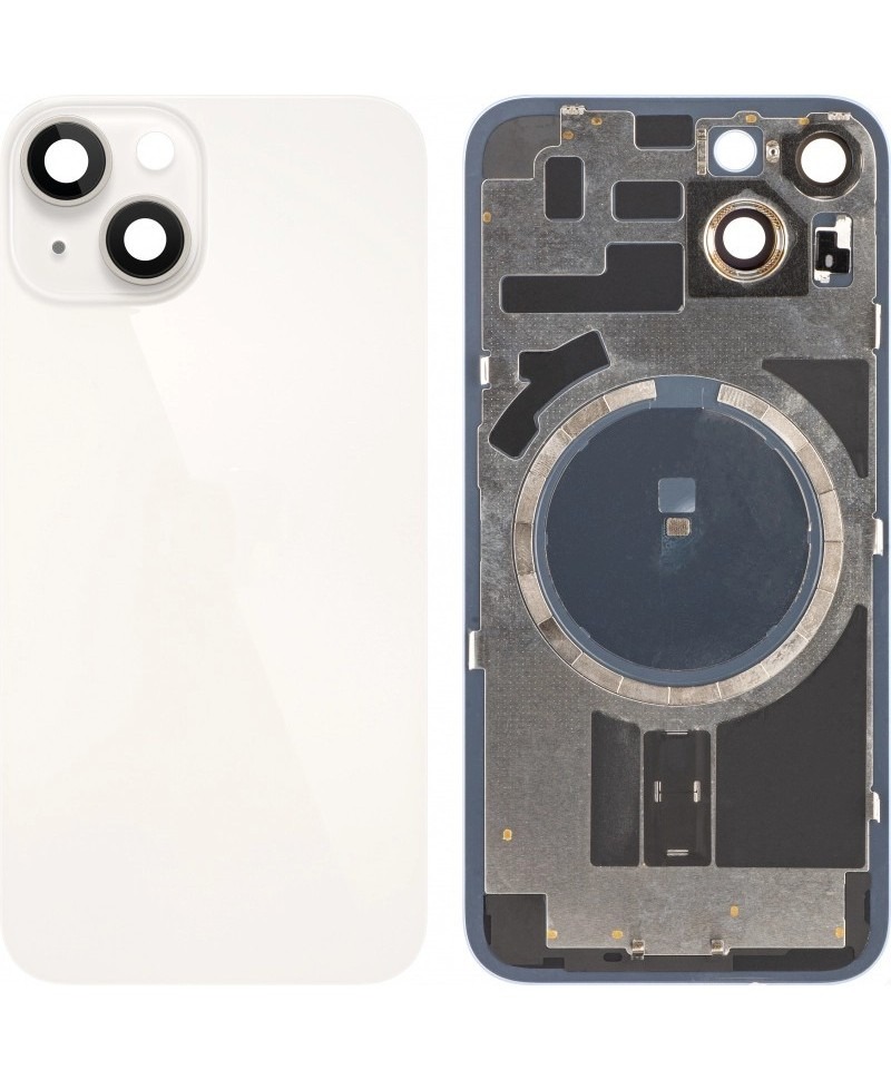 Capac Baterie iPhone 14 Alb Complet Cu Rama