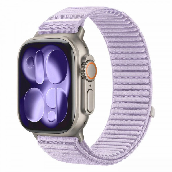 Curea Tech-Protect NylonLoop pentru Apple Watch 49mm / 46mm / 45mm / 44mm Series, Mov