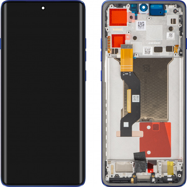 Display cu Touchscreen Motorola Edge 60 Pro, cu Rama, Albastru (Dazzling Blue), Service Pack 5D68C30046