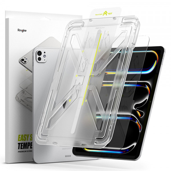 Folie de protectie Ecran Ringke Easy Slide pentru Apple iPad Pro 11 (2024), Sticla Securizata, Full Glue