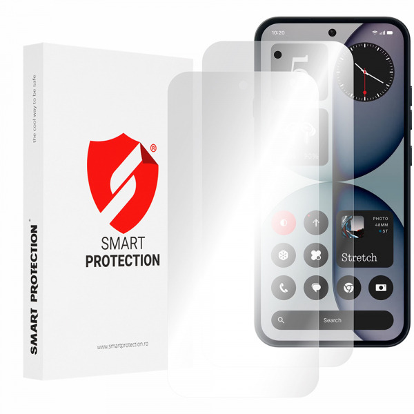 Folie de protectie Ecran Smart Protection Premium Classic pentru Nothing Phone (4a), Plastic, Set 2 bucati