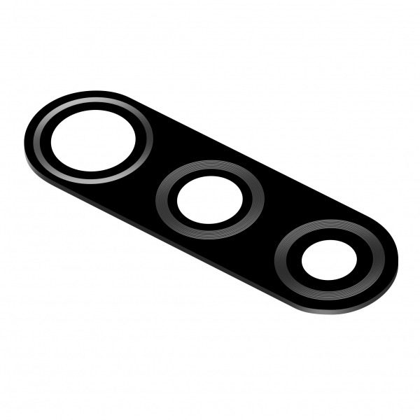 Geam Camera Spate Xiaomi Redmi 9, Negru
