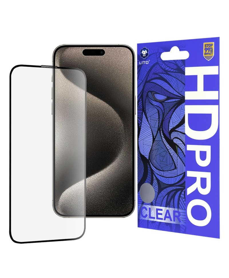 Geam Soc Protector FullGlue Glass iPhone 15 Pro Max , iPhone 15 Plus, iPhone 16 Plus