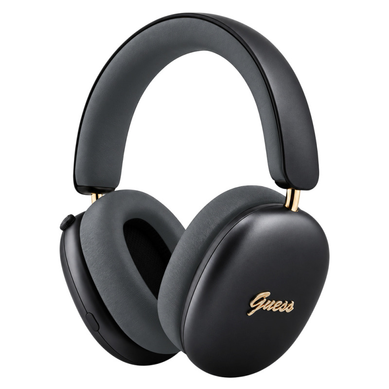 Handsfree Bluetooth Guess Metal Script Logo, A2DP, Negru