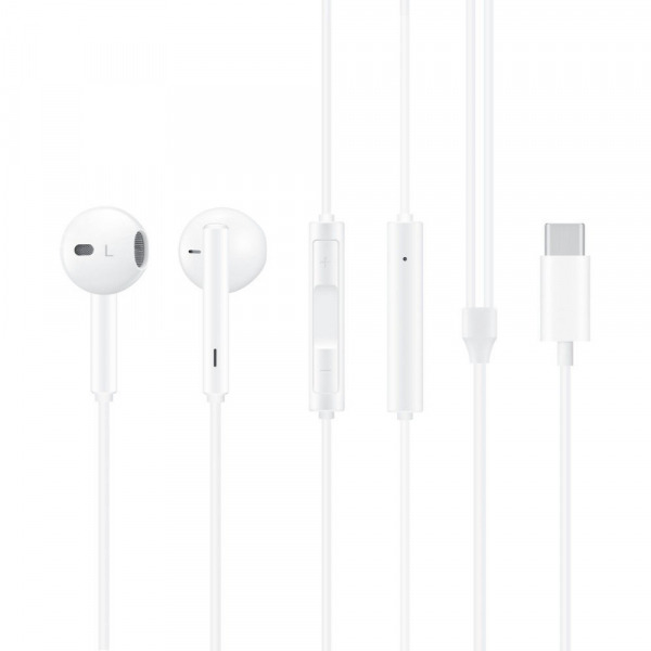 Handsfree USB-C Huawei CM33, Alb