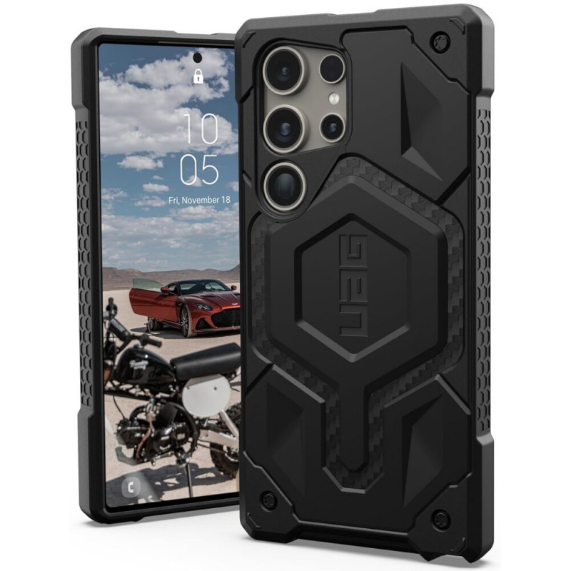 Husa MagSafe pentru Samsung Galaxy S26 S942, Urban Armor Gear, Monarch Pro, Neagra