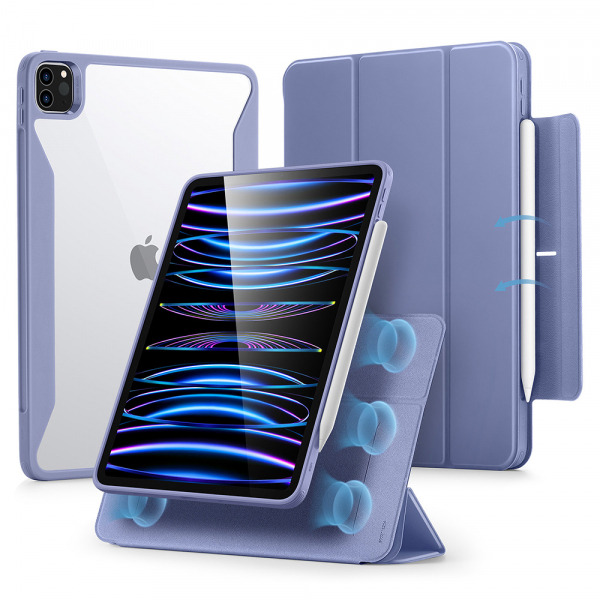 Husa pentru Apple iPad Pro 11 (2022) / Pro 11 (2021), ESR, Rebound Hybrid, Mov