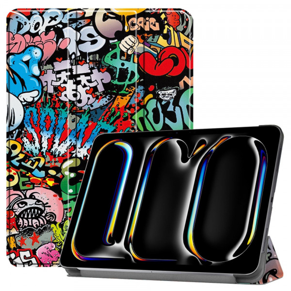 Husa pentru Apple iPad Pro 11 (2024), Techsuit, FoldPro Urban Vibe, Multicolor
