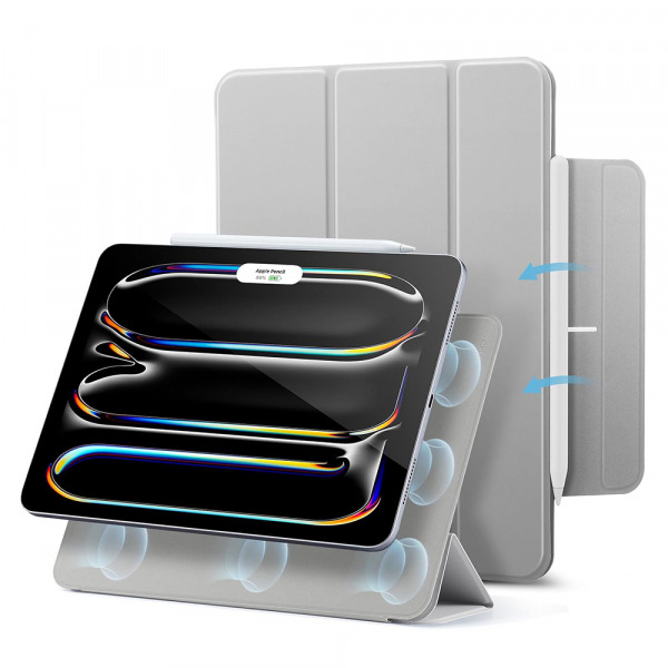 Husa pentru Apple iPad Pro 13 (2024), ESR, Rebound, Gri