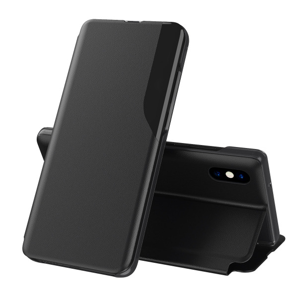 Husa pentru Apple iPhone XS / X, Techsuit, eFold, Neagra