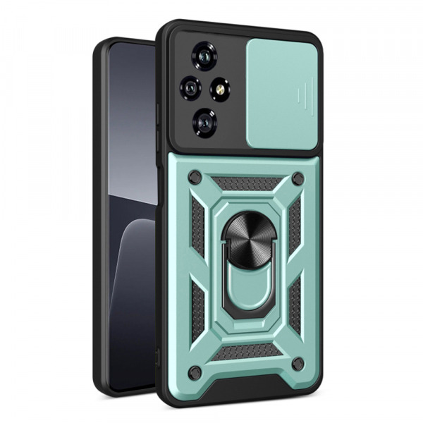 Husa pentru Honor 200, Techsuit, CamShield, Verde