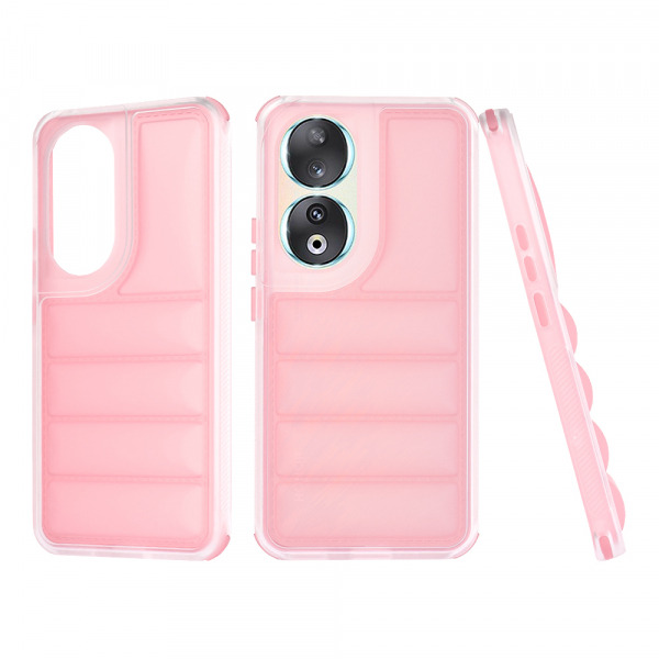 Husa pentru Honor 90, Techsuit, Wave Shield, Roz