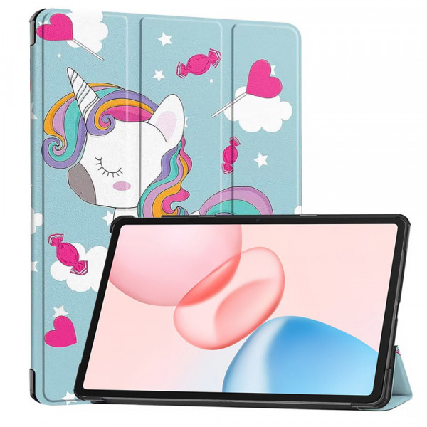 Husa pentru Honor Pad 10, Techsuit, FoldPro Unicorn, Multicolor