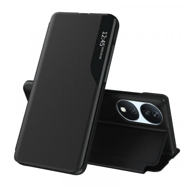 Husa pentru Honor X7b 5G / 90 Smart / X7b 4G, Techsuit, eFold, Neagra