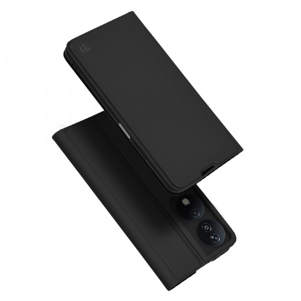 Husa pentru Honor X7b 5G / 90 Smart / X7b 4G, Techsuit, Magskin Book, Neagra