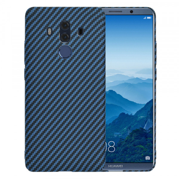 Husa pentru Huawei Mate 10 Pro, Techsuit, Carbonite FiberShell, Turcoaz