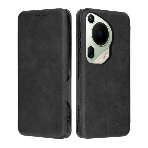 Husa pentru Huawei Pura 70 Ultra, Techsuit, Safe Wallet Plus, Neagra