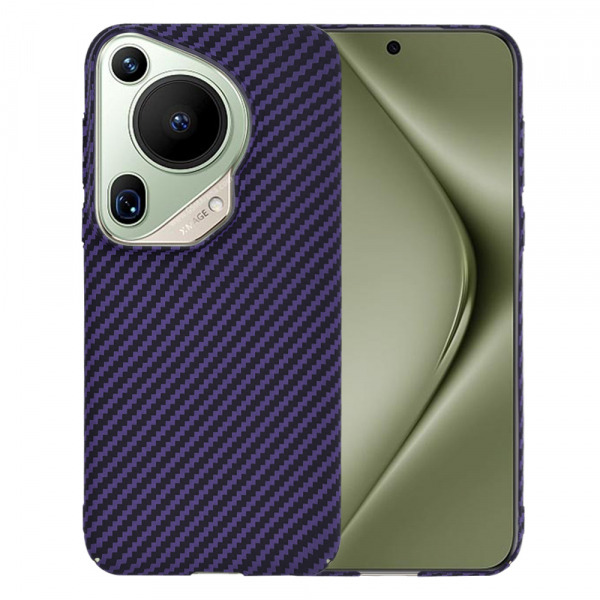 Husa pentru Huawei Pura 70 Ultra, Techsuit, Carbonite FiberShell, Mov