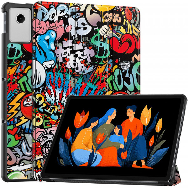 Husa pentru Lenovo Idea Tab Plus, Techsuit, FoldPro Urban Vibe, Multicolor