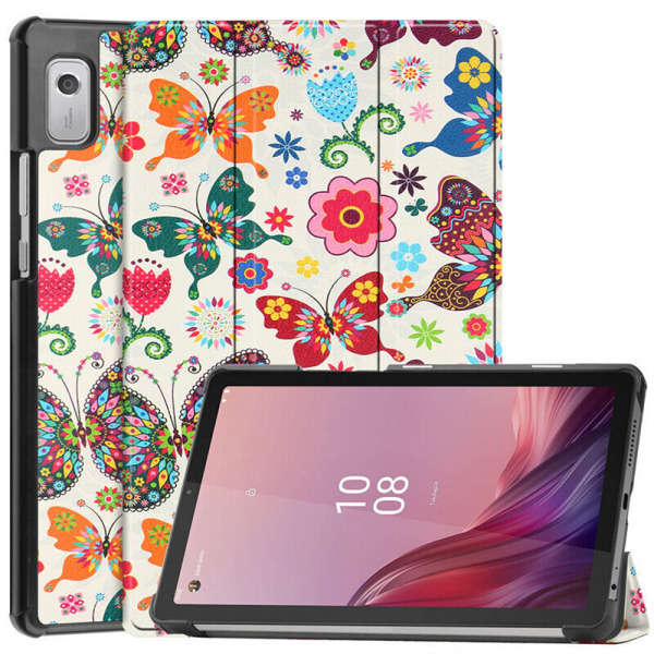 Husa pentru Lenovo Tab M9, Techsuit, FoldPro Butterfly, Multicolor