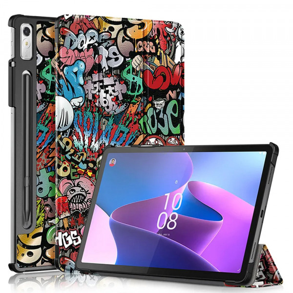 Husa pentru Lenovo Tab P11 Pro Gen 2, Techsuit, FoldPro Urban Vibe, Multicolor