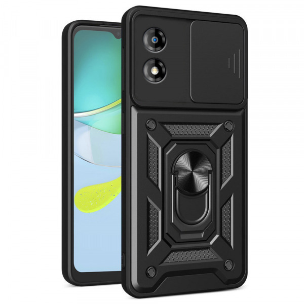 Husa pentru Motorola Moto E13, Techsuit, CamShield, Neagra