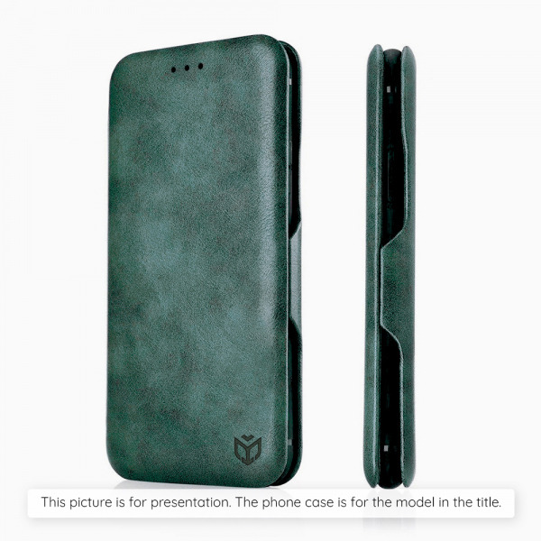 Husa pentru Motorola Moto E15 / G05, Techsuit, Safe Wallet Plus, Verde