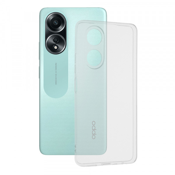 Husa pentru Oppo A58 4G, Techsuit, Clear, Transparenta