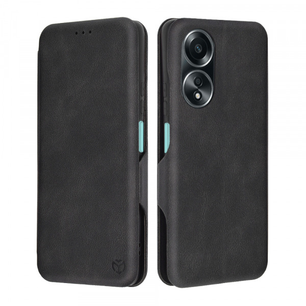 Husa pentru Oppo A58 4G, Techsuit, Safe Wallet Plus, Neagra