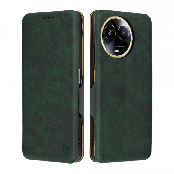 Husa pentru Realme 11 5G, Techsuit, Safe Wallet Plus, Verde