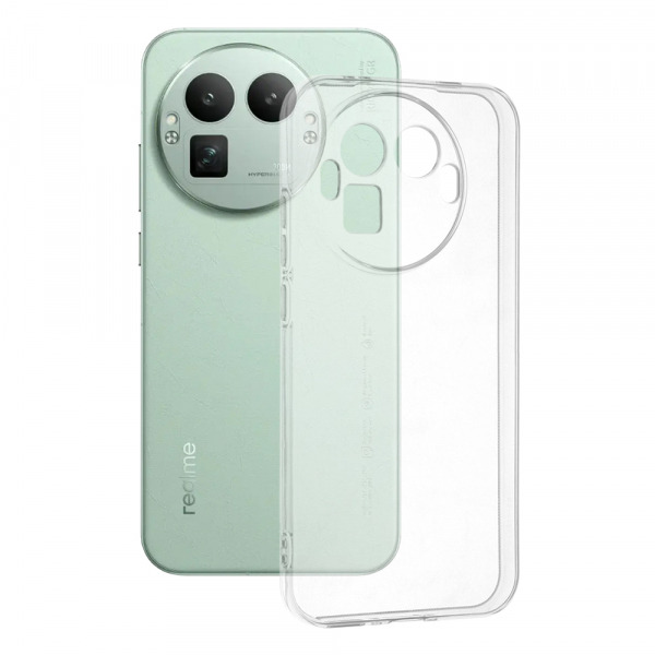 Husa pentru Realme GT 8 Pro, Techsuit, Clear (Round Camera Cutout), Transparenta