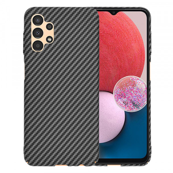 Husa pentru Samsung Galaxy A13 A135, Techsuit, Carbonite FiberShell, Neagra