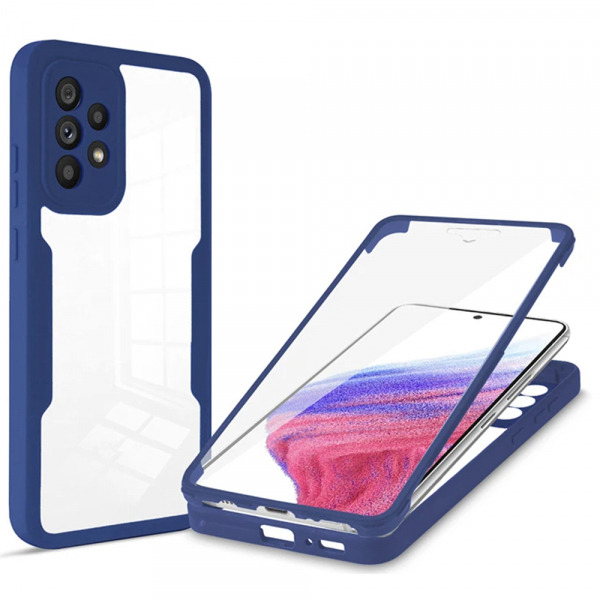 Husa pentru Samsung Galaxy A53 5G A536, Techsuit, ColorVerse 360, Albastra