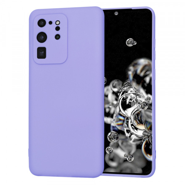 Husa pentru Samsung Galaxy S20 Ultra 5G G988 / S20 Ultra G988, Techsuit, SoftFlex, Mov Deschis