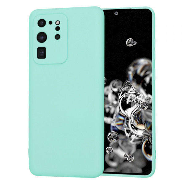 Husa pentru Samsung Galaxy S20 Ultra 5G G988 / S20 Ultra G988, Techsuit, SoftFlex, Turcoaz