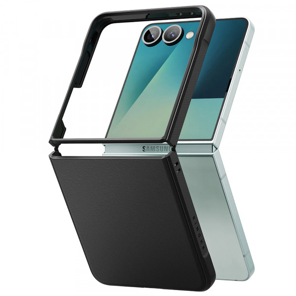 Husa pentru Samsung Galaxy Z Flip7 F766, Ringke, Onyx, Neagra