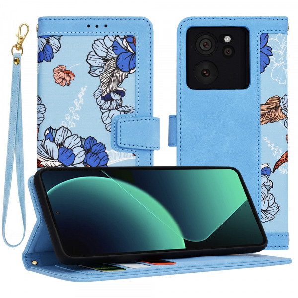 Husa pentru Xiaomi 13T Pro / 13T, Techsuit, FlipCraft, Bleu