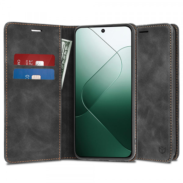 Husa pentru Xiaomi 14, Techsuit, Confy, Neagra