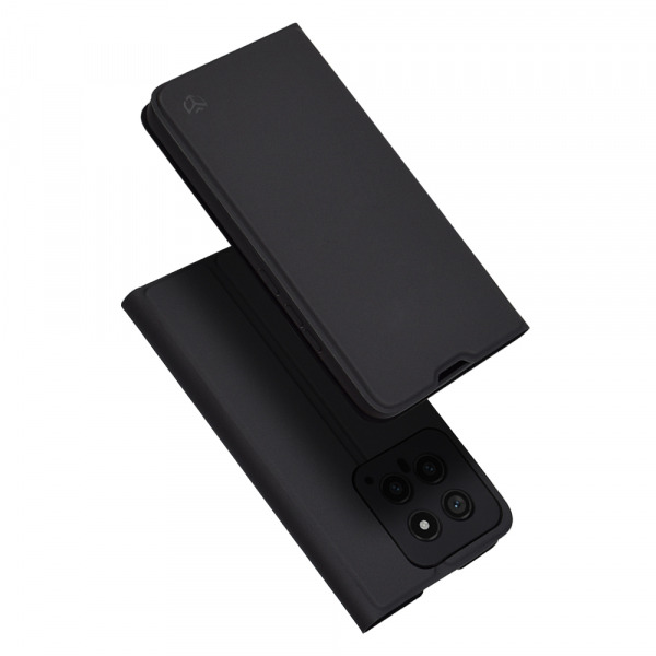 Husa pentru Xiaomi 14, Techsuit, Magskin Book, Neagra