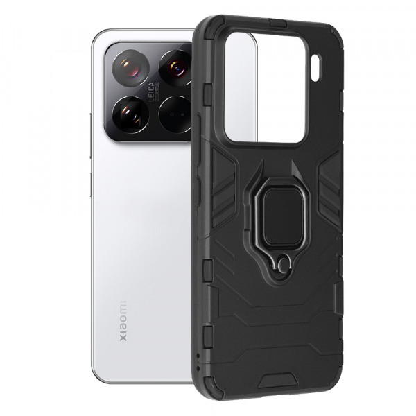 Husa pentru Xiaomi 15 Pro, Techsuit, Shield, Neagra