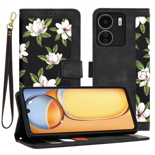 Husa pentru Xiaomi Poco C65 / Redmi 13C, Techsuit, FlipCraft, Neagra
