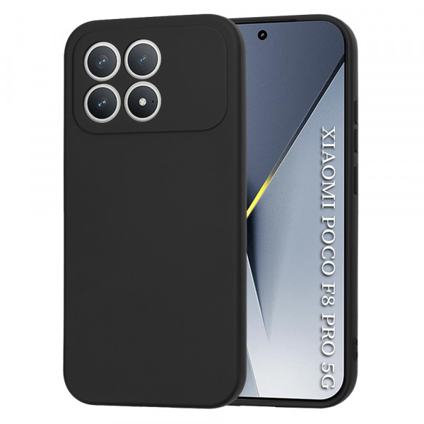 Husa pentru Xiaomi Poco F8 Pro, Techsuit, SoftFlex, Neagra