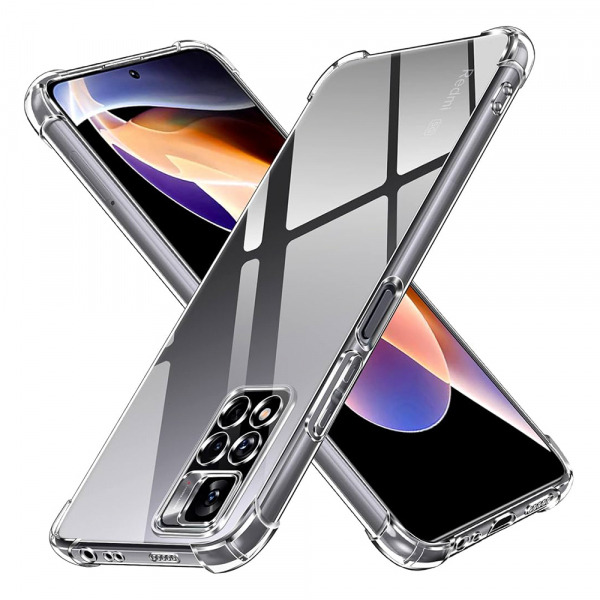 Husa pentru Xiaomi Redmi Note 11 Pro+ 5G, Techsuit, Shockproof Clear, Transparenta
